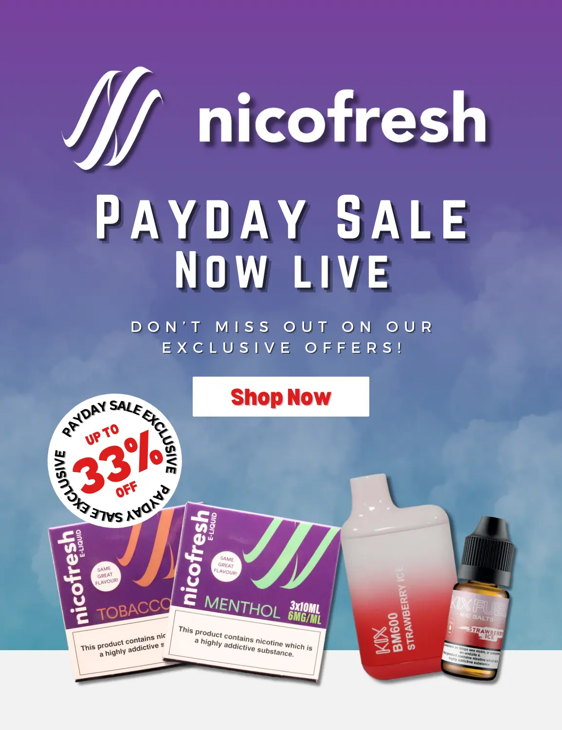 Nicofresh Payday Sale